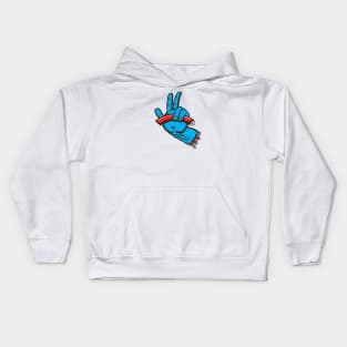 Cruz-In Wave (Blue and Red - Light) Kids Hoodie